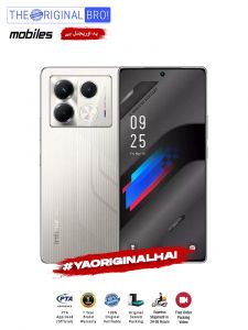 Infinix Note 40 Pro 4G - 12GB RAM - 256GB Storage - PTA Approved - 12 Months Warranty - Grey - The Original Bro Mobiles - TOB29